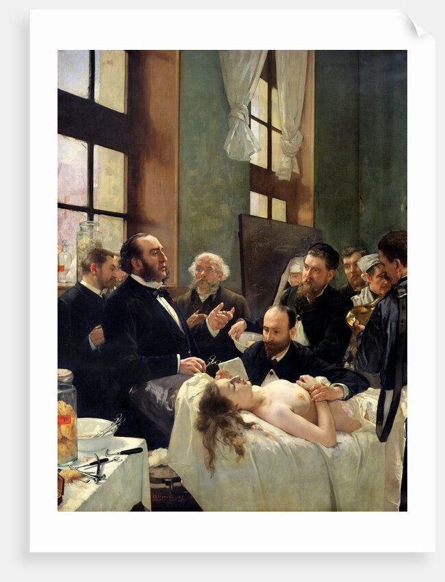 Before the Operation, or Doctor Pean teaching at Saint-Louis hospital, 1887 by Henri Gervex