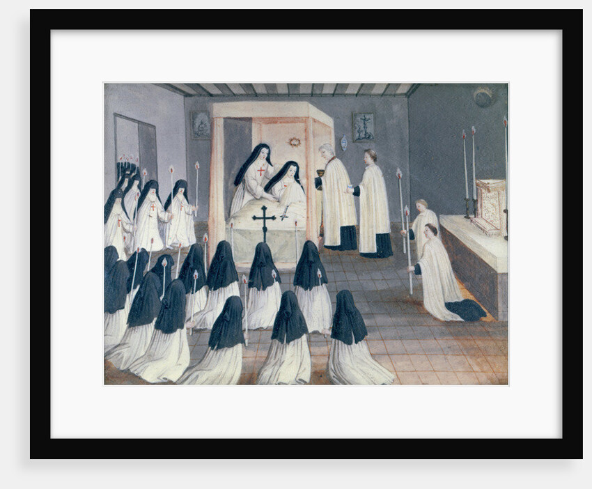 Administration of Holy Communion to a Nun by Louise Madelaine Cochin