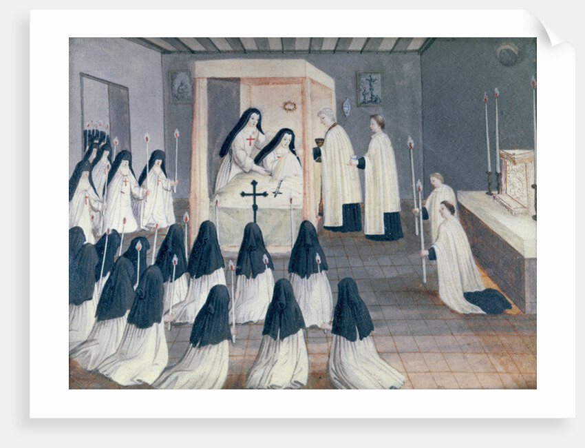 Administration of Holy Communion to a Nun by Louise Madelaine Cochin