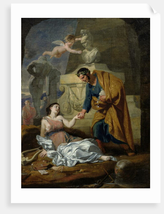 Allegory of the Arts and Patronage or, Emperor Augustus Supporting the Arts, 1660-69 by Gerard de Lairesse