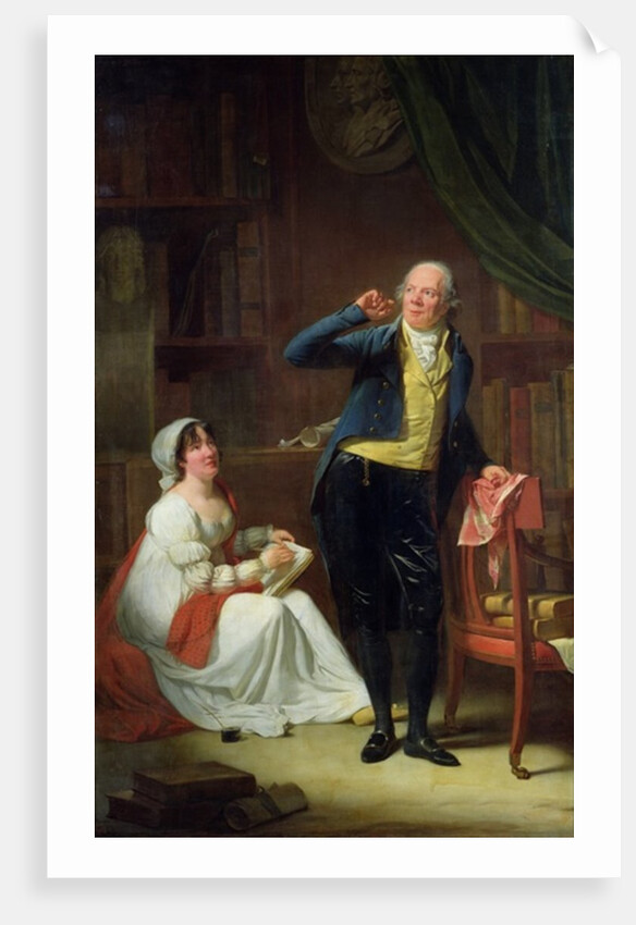 Jacques Delille and his Wife, 1802 by Henri-Pierre Danloux
