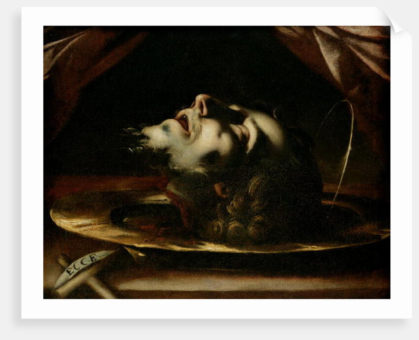 The Head of St. John the Baptist by Francesco del