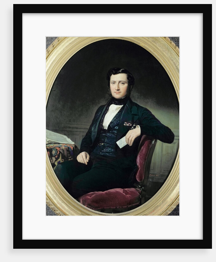 Portrait of Baron Weisweiller, 1853 by Federico de Madrazo y Kuntz