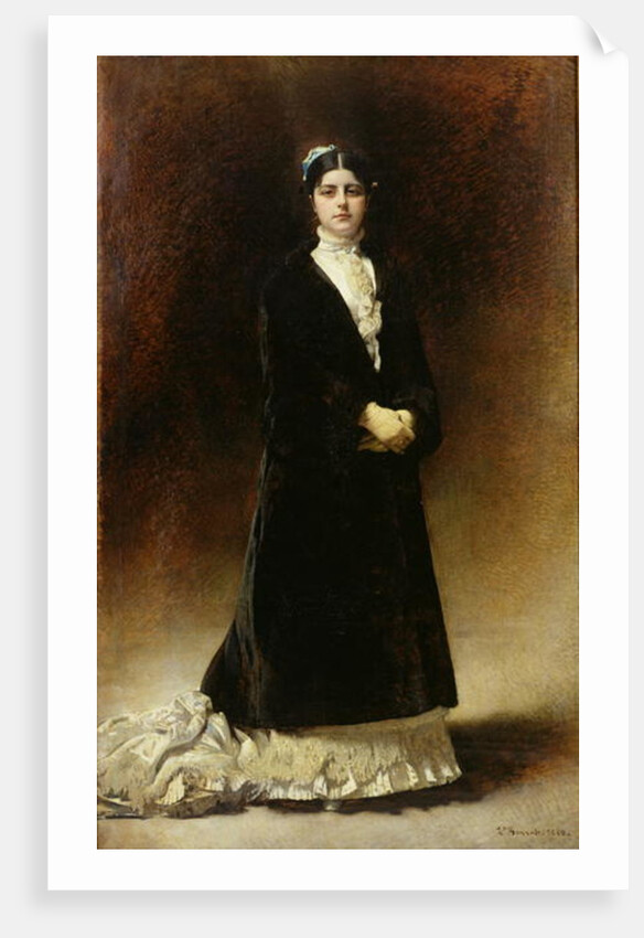 Portrait of Emanuella Pignatelli, Countess Potocka, 1880 by Leon Joseph Florentin Bonnat