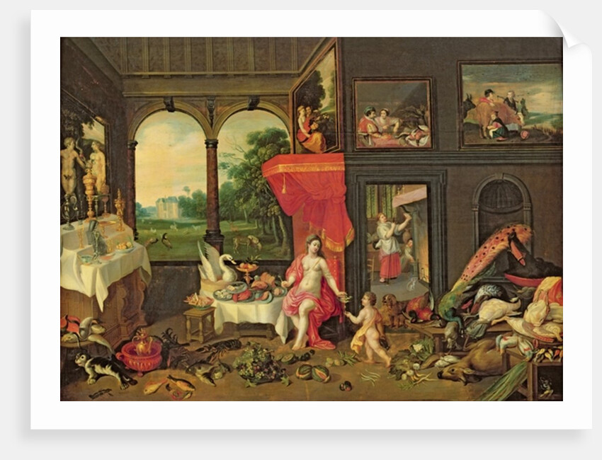 Allegory of Taste by Jan van & Balen Hendrik van (1575-1632) Kessel