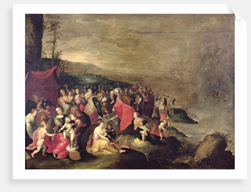 The Crossing of the Red Sea by Frans II the Younger Francken