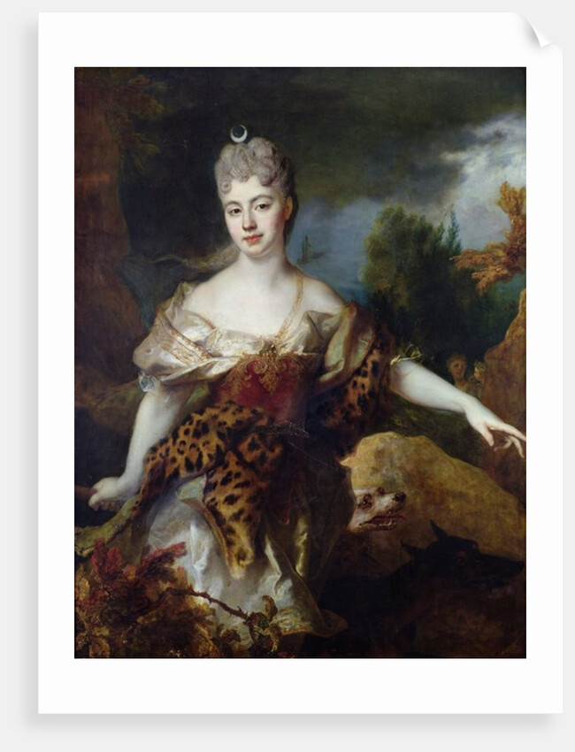Portrait of Mademoiselle de Barral as Diana, c.1714 by Nicolas de Largilliere