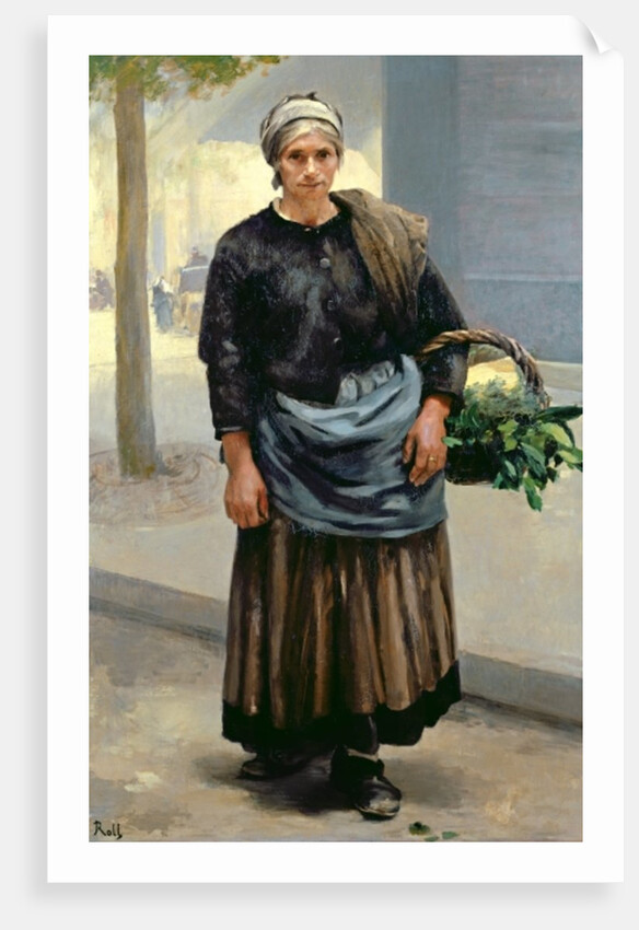 Marianne Orfrey, Vegetable Seller by Alfred Roll