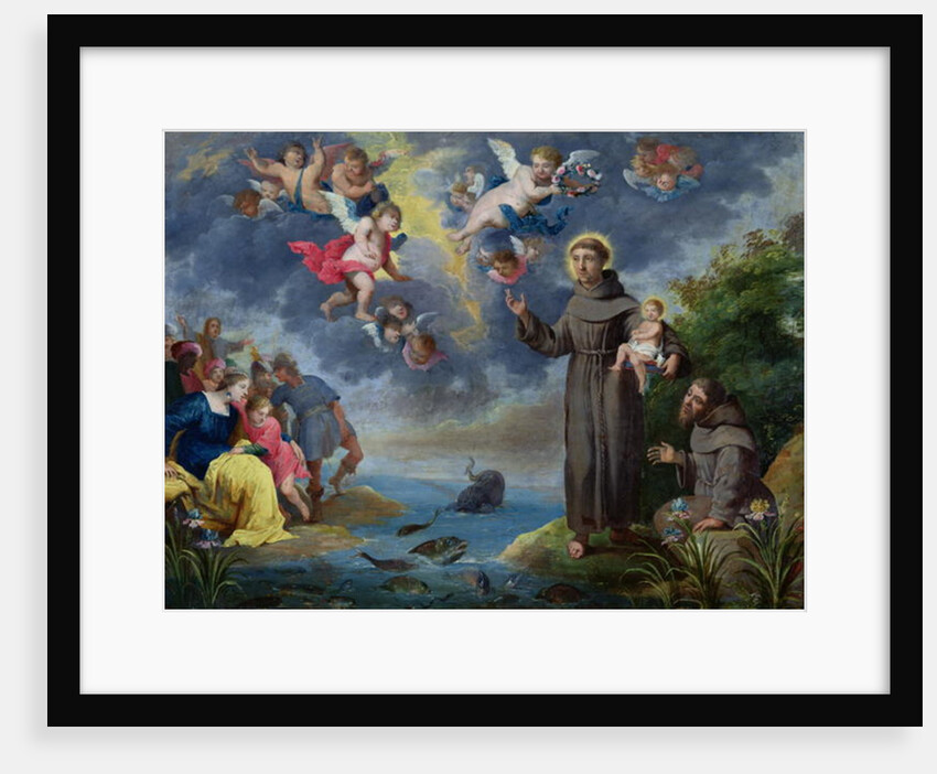 St. Anthony of Padua Preaching to the Fish by Victor Wolfvoet