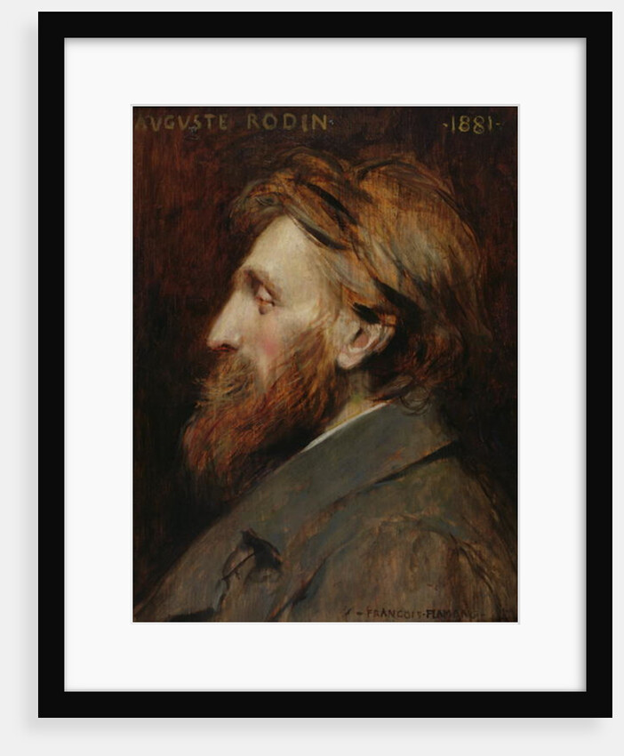 Portrait of Auguste Rodin 1881 by Francois Flameng