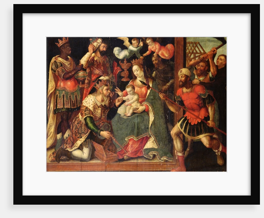 The Image of the Adoration of the Magi Destroyed by Iconoclasts by Flemish School