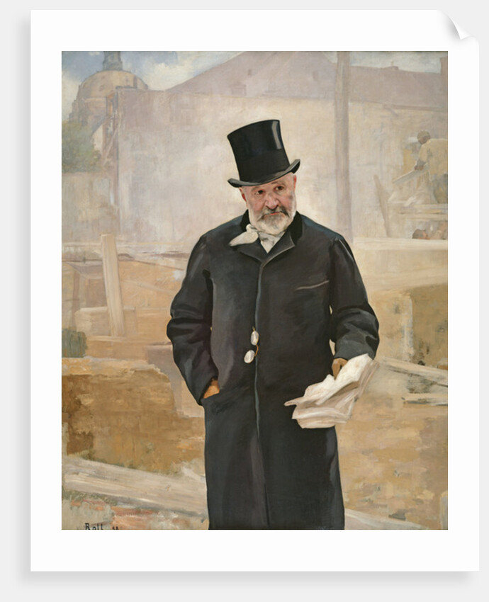 Portrait of Jean Charles Adolphe Alphand 1888 by Alfred Roll