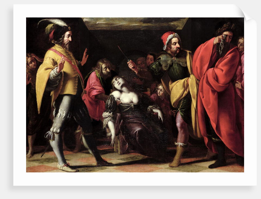 The Oath of Brutus over the Body of Lucretia by Pier Francesco Morazzone