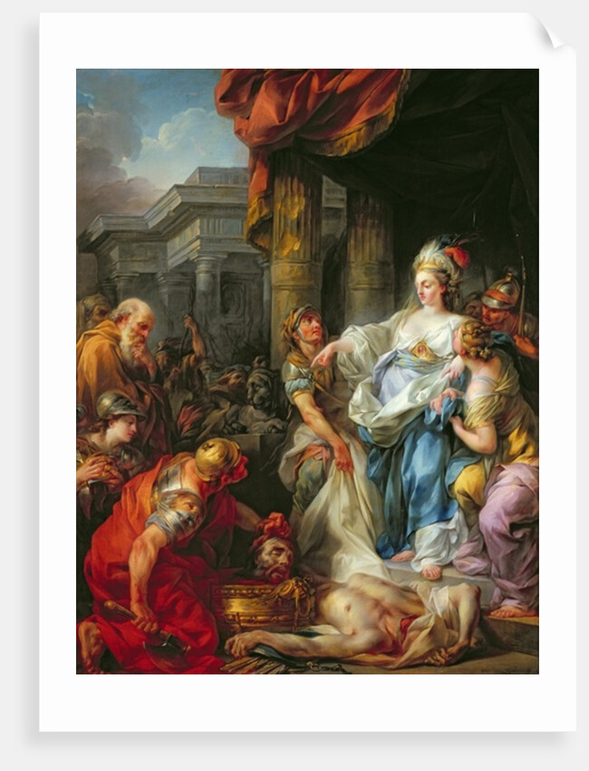 The Beheading of Cyrus II by Jean-Simon Berthelemy