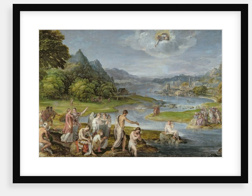 The Baptism of Christ by Lambert Sustris