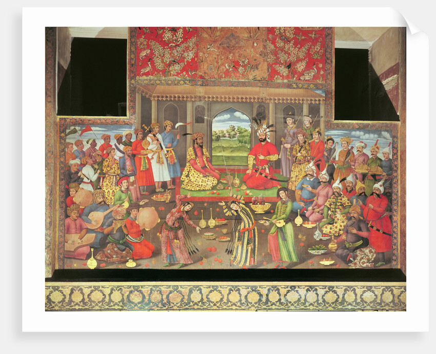 The Reception for the Ambassador of the Grand Moghul at the Court of the Shah Tahmasp, 1573-76 by Persian School