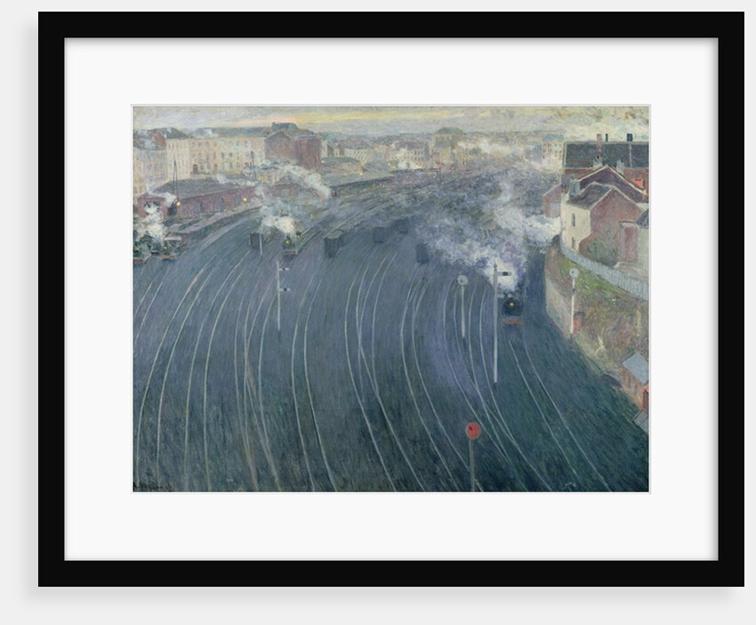 Luxembourg Station, Brussels, 1903 by Henri Ottmann