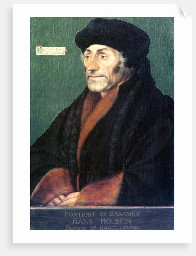 Erasmus of Rotterdam, c.1532 by Hans Holbein the Younger