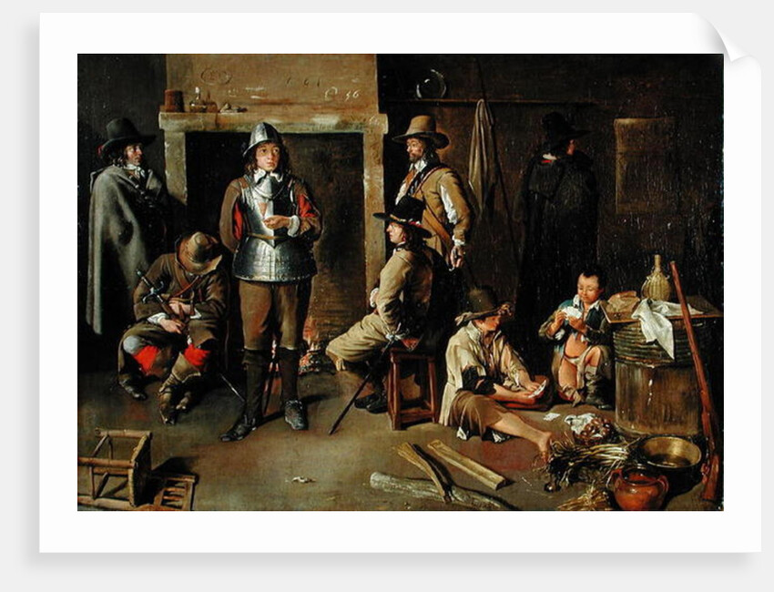 Soldiers at Rest in an Inn by Jean Michelin