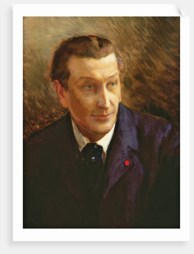 Portrait of Francois Coppee by Georges Marie Rochegrosse