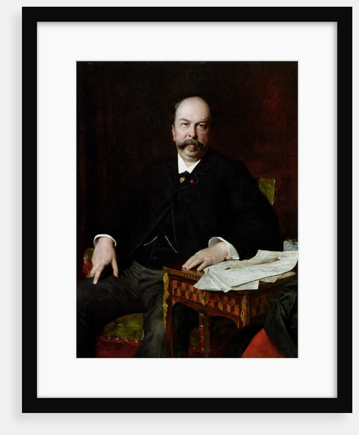 Portrait of Henri Meilhac by Jules Elie Delaunay