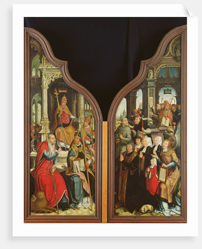 The Fathers of the Church and the Donors by Jean the Elder Bellegambe