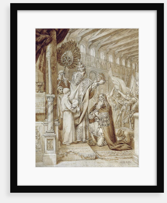 Coronation of Charlemagne by Joseph Paul Blanc