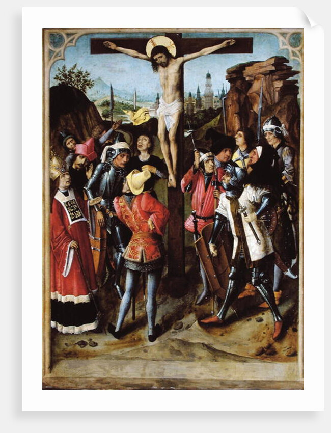 The Crucifixion, c.1460-75 by Master of the Gathering of the Manna