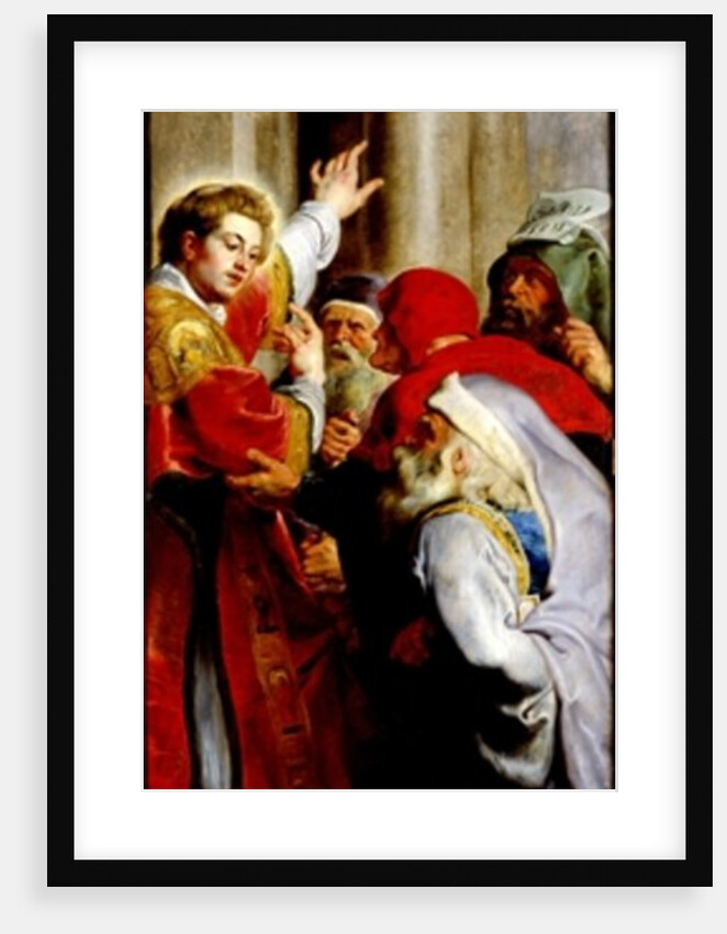 St. Stephen Preaching by Peter Paul Rubens