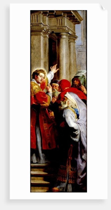 St. Stephen Preaching by Peter Paul Rubens