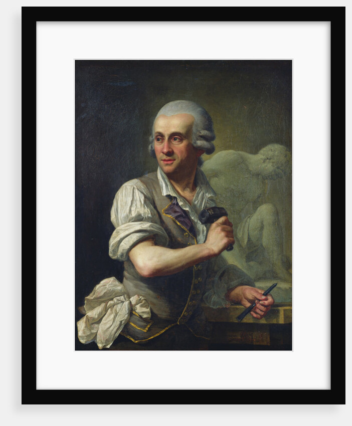 Portrait of Pierre Julien at Work, c.1770 by French School