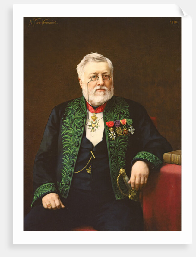 Portrait of Leon Renier 1888 by Alexandre Piot-Normand