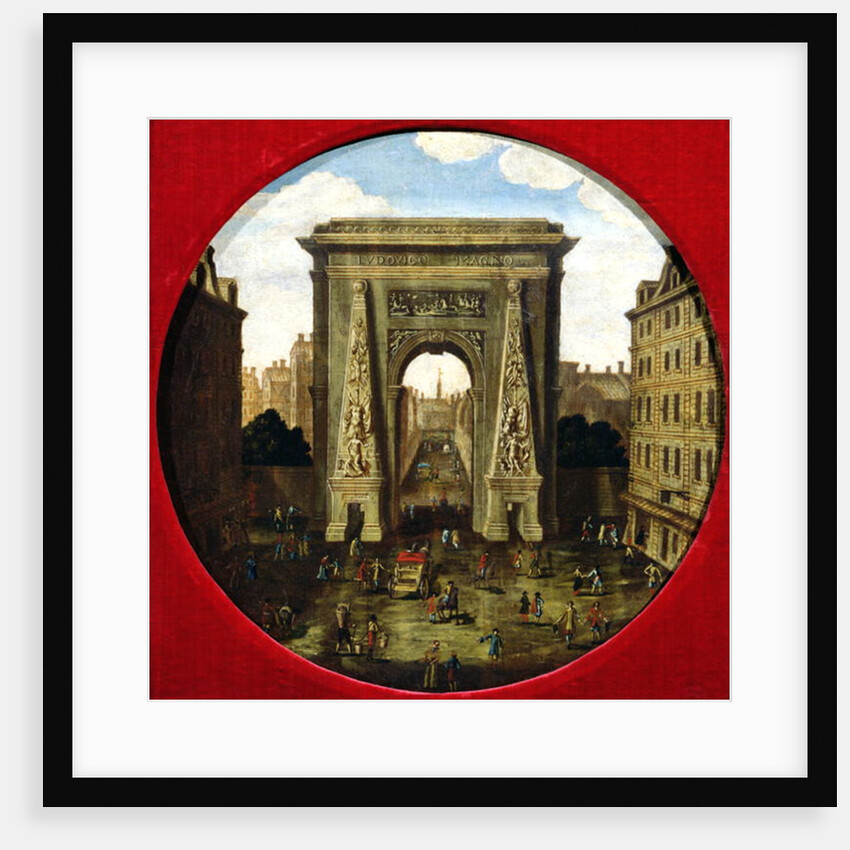 The Porte Saint-Denis by French School