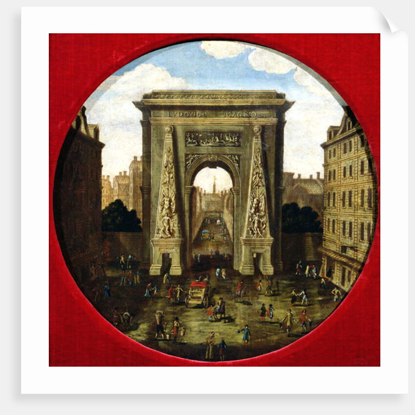 The Porte Saint-Denis by French School