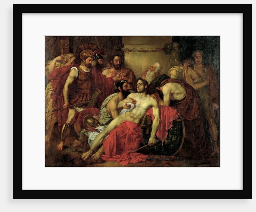 The Death of Epaminondas by Louis Gallait