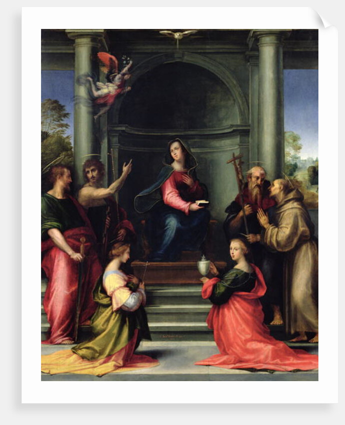 The Annunciation with Saints, 1515 by Fra Bartolomeo