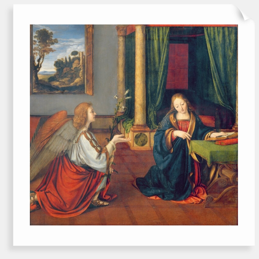 The Annunciation, 1506 by Andrea Solario