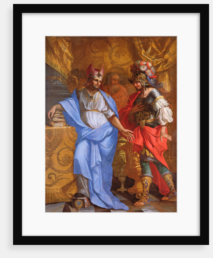 Meeting between Abraham and Melchizedek by French School