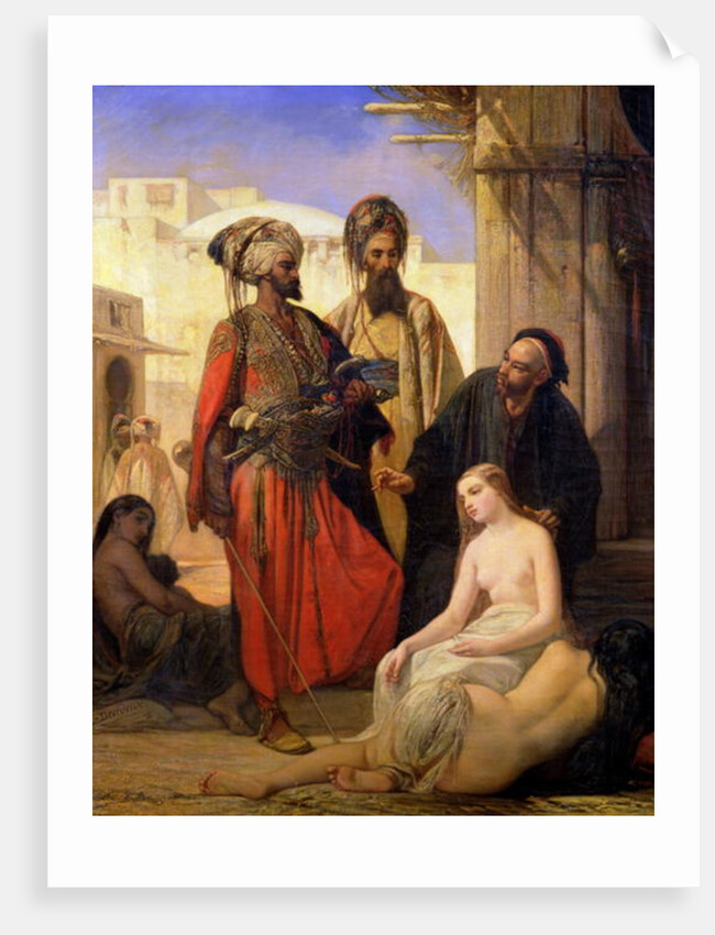 A Slave Market in Asia Minor by Louis Devedeux