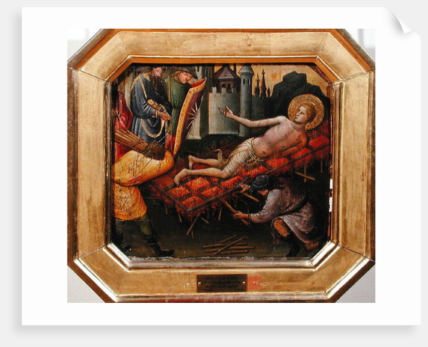The Martyrdom of St. Lawrence by Mariotto di Nardo