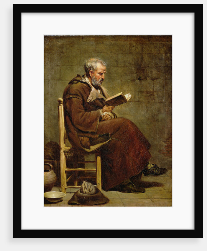 A Seated Old Man Reading, before 1797 by Jacques Henri Sablet