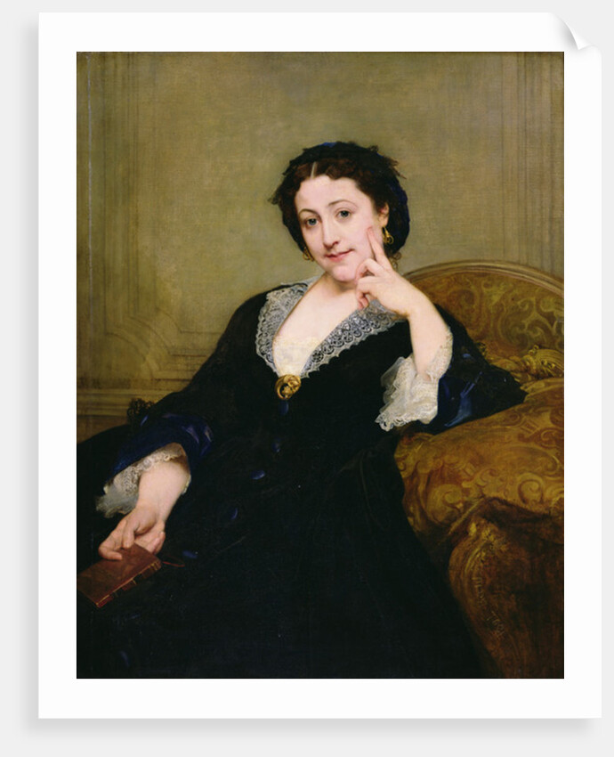 Madeleine Brohant of the Comedie-Francaise, 1860 by Paul Baudry