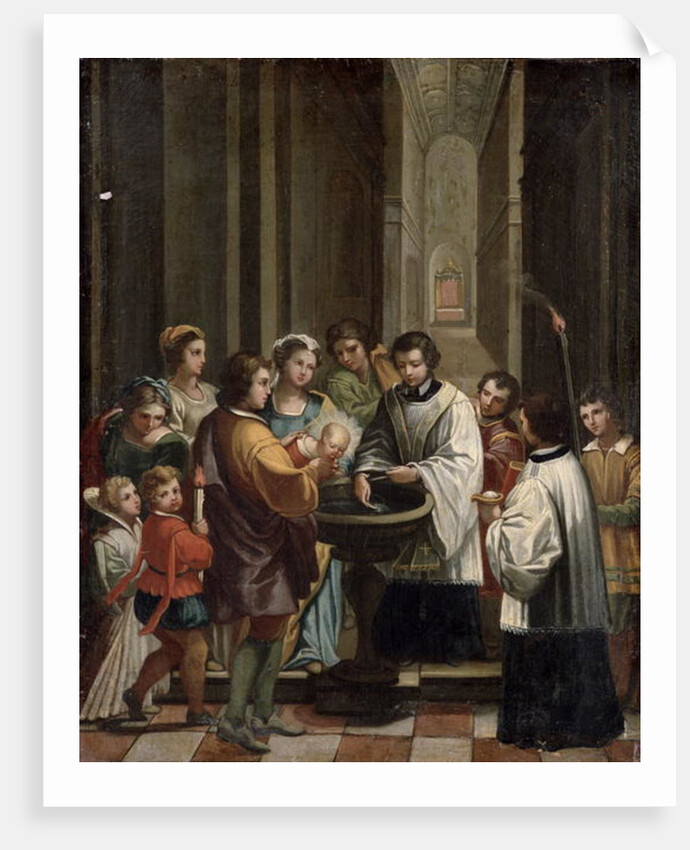 A Baptism by Italian School