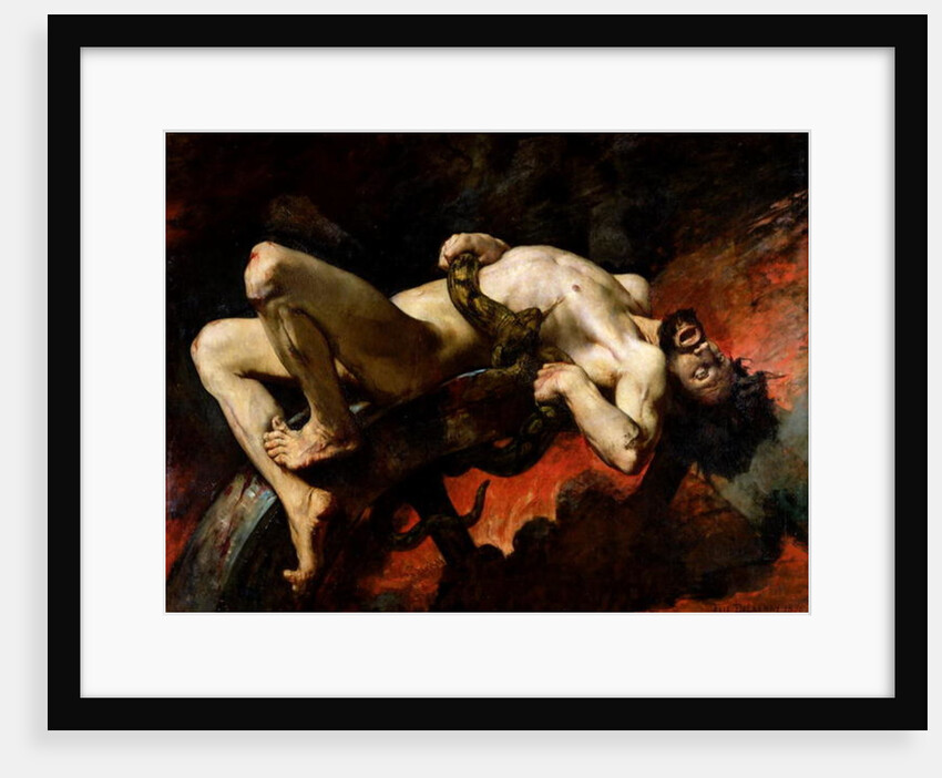 Ixion Thrown into Hades, 1876 by Jules Elie Delaunay