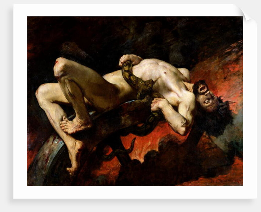 Ixion Thrown into Hades, 1876 by Jules Elie Delaunay