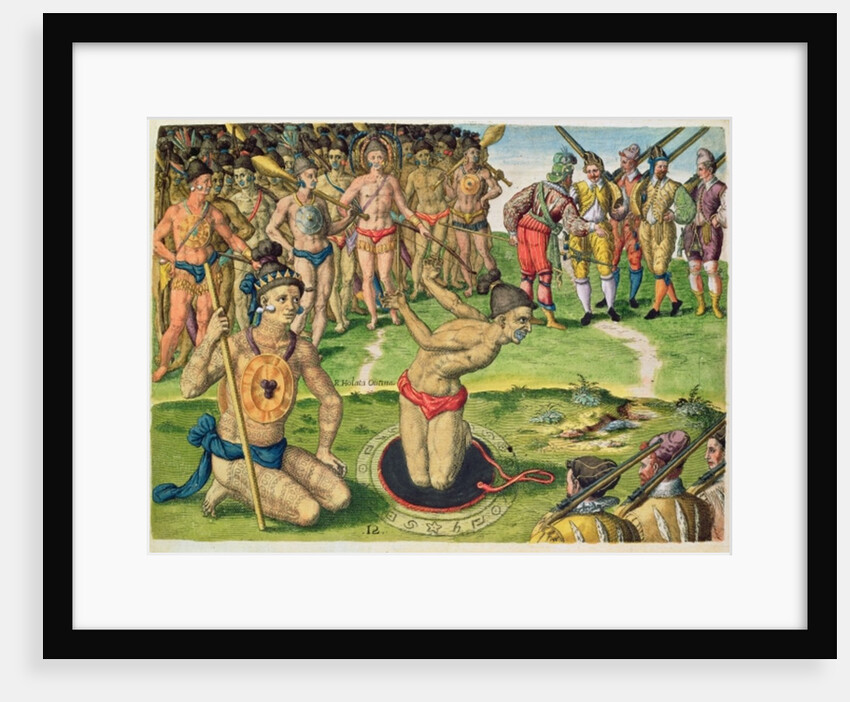 Consulting a Sorcerer by Jacques Le Moyne