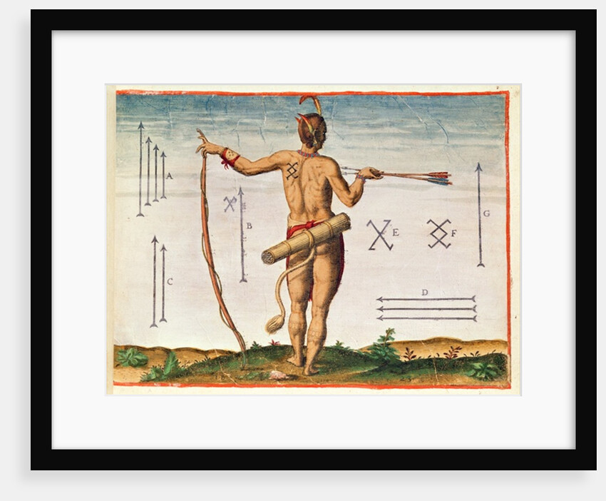 Distinctive Markings of a Warrior of Virginia by John White