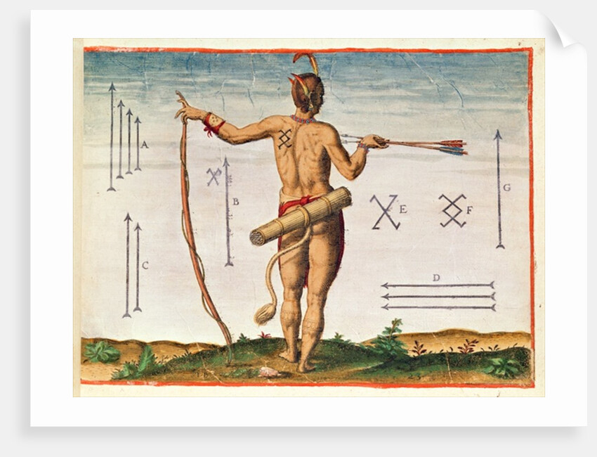 Distinctive Markings of a Warrior of Virginia by John White