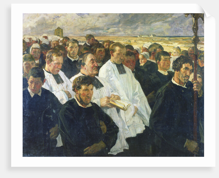 Procession to Penmarch, 1900 by Lucien Simon