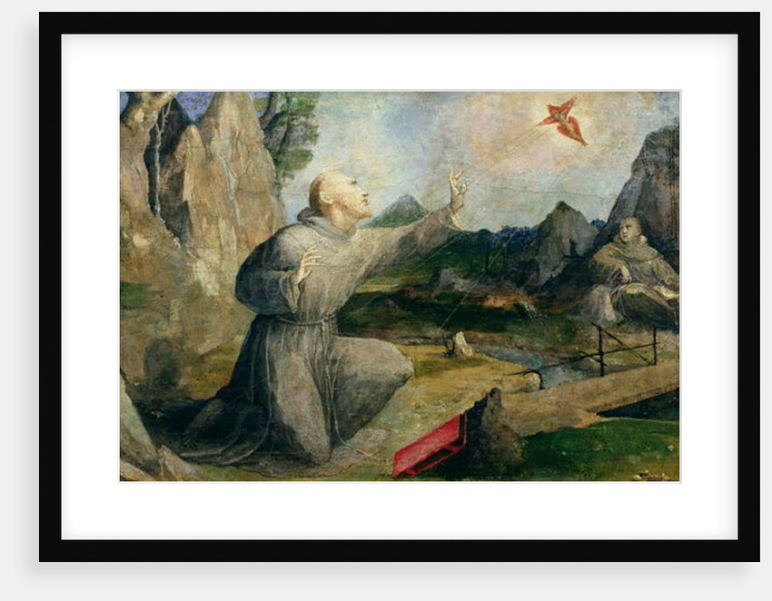 St. Francis of Assisi Receiving the Stigmata, 1537 by Domenico Beccafumi
